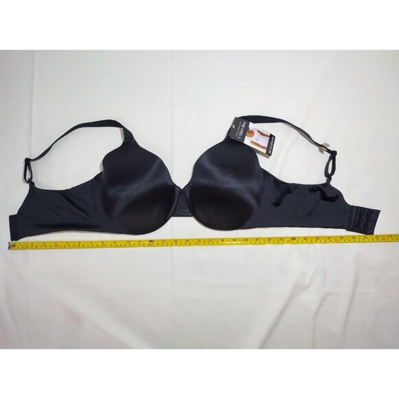 Bali One Smooth U Ultralight Underwire Bra, Size 40D, Black. NWT - Picture 7 of 8